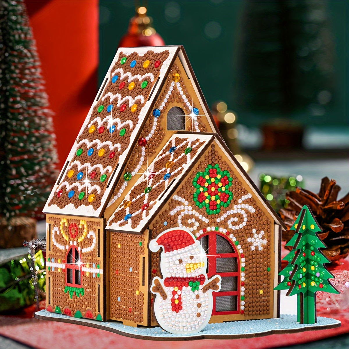 Weihnachtshaus | Bausatz | Diamond Painting