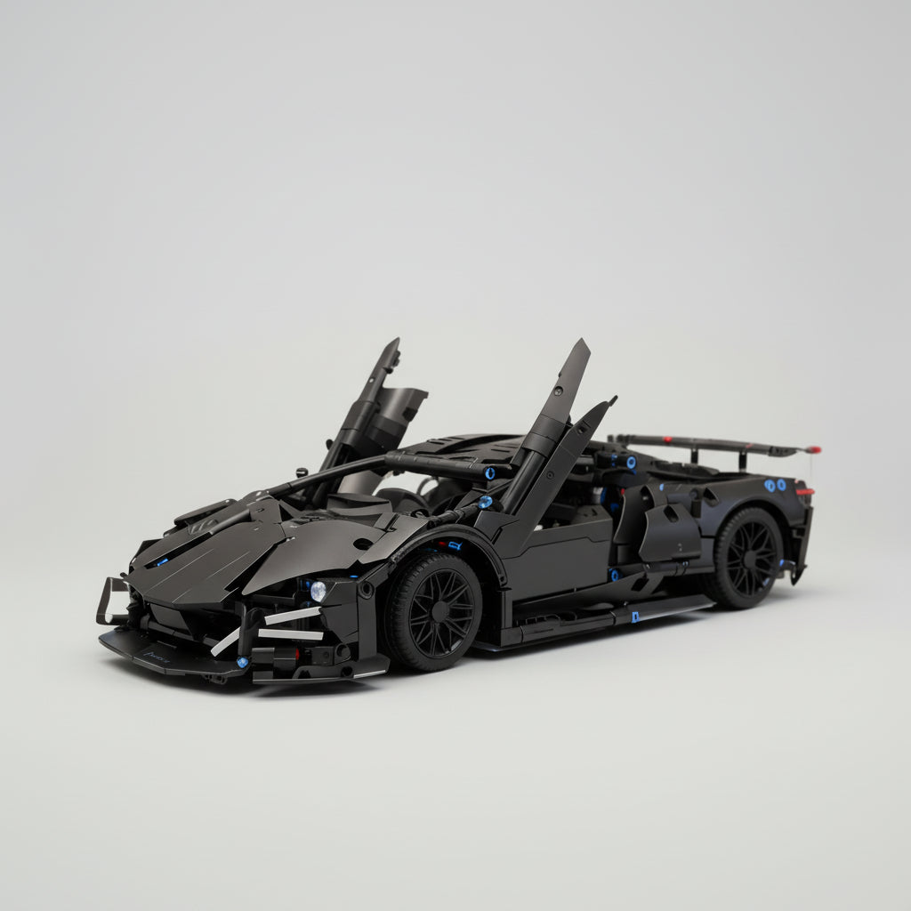 Luxus Schwarzer Sportwagen | Bausteine