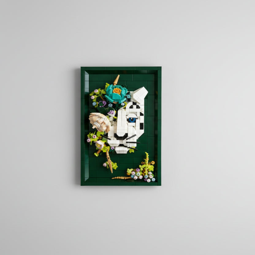 3D Gemälde Leopard | Bausteine