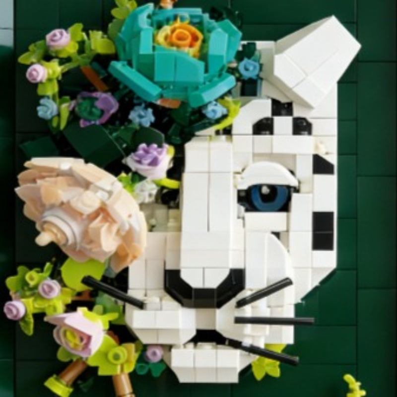 3D Gemälde Leopard | Bausteine