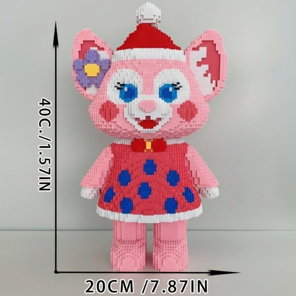 Fuchs mit Punktkleid | Bausteine