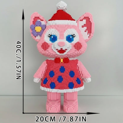 Fuchs mit Punktkleid | Bausteine