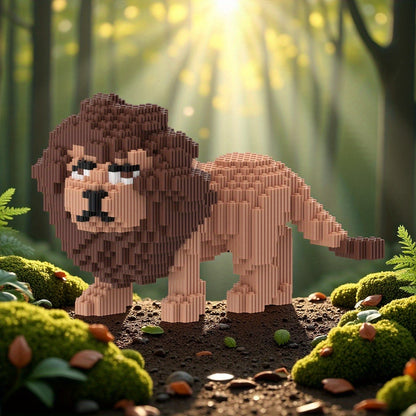 Brauner Löwe | Bausteine