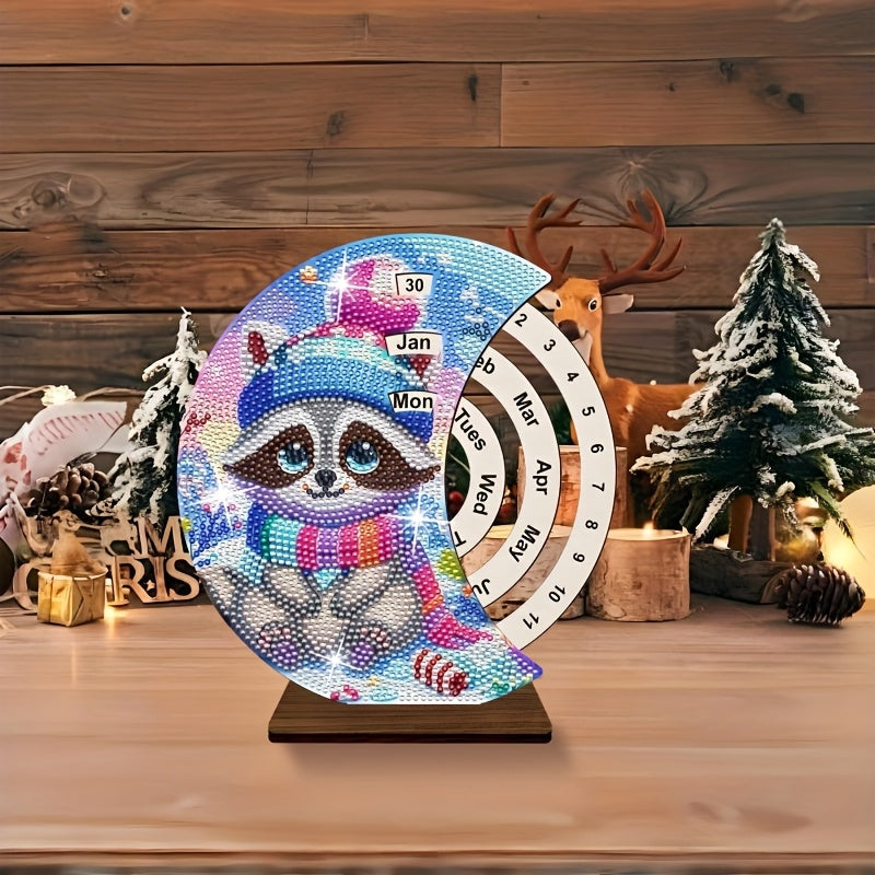 Waschbär | Kalender | Diamond Painting
