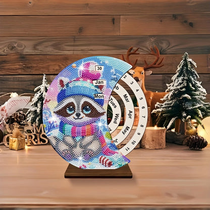 Waschbär | Kalender | Diamond Painting