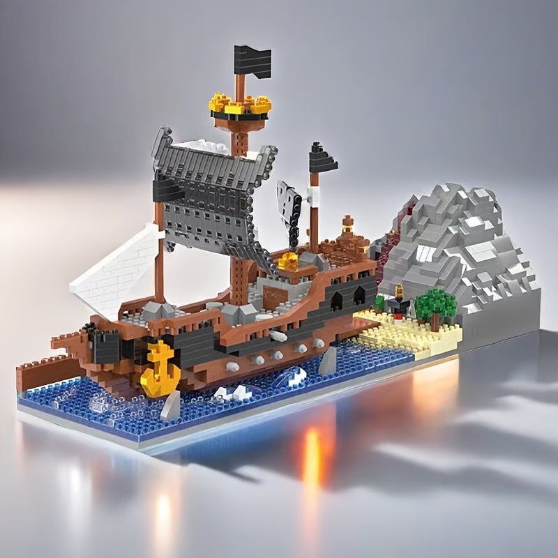 Piratenschiff auf dem Wasser | Bausteine