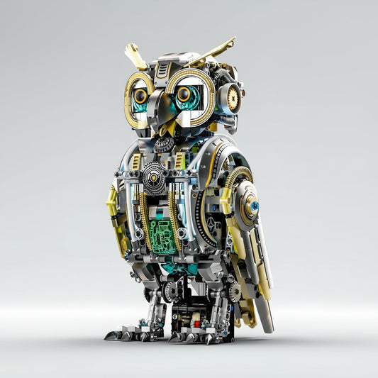 Bewegliche Schöne Eule | Bausteine