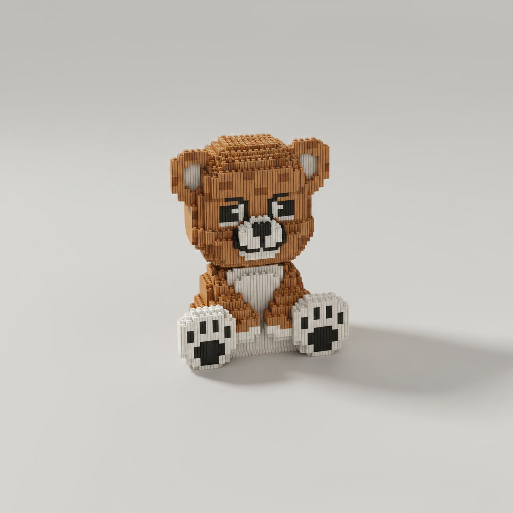 Niedlicher Teddybär | Bausteine