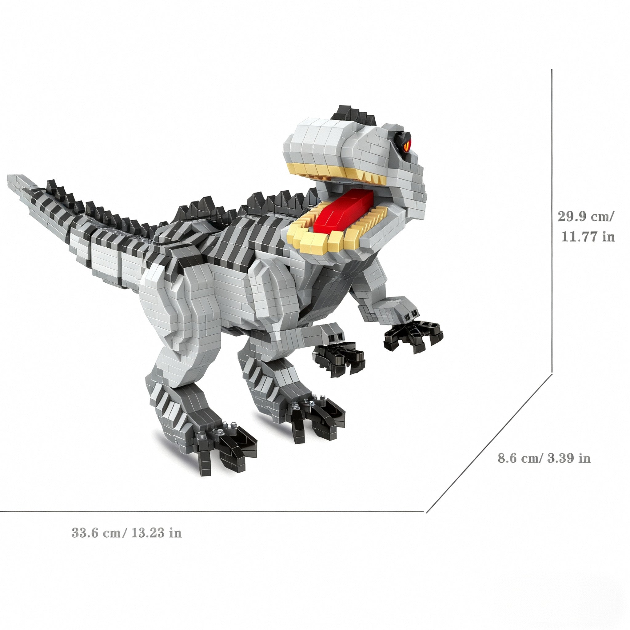Grauer T-Rex | Bausteine