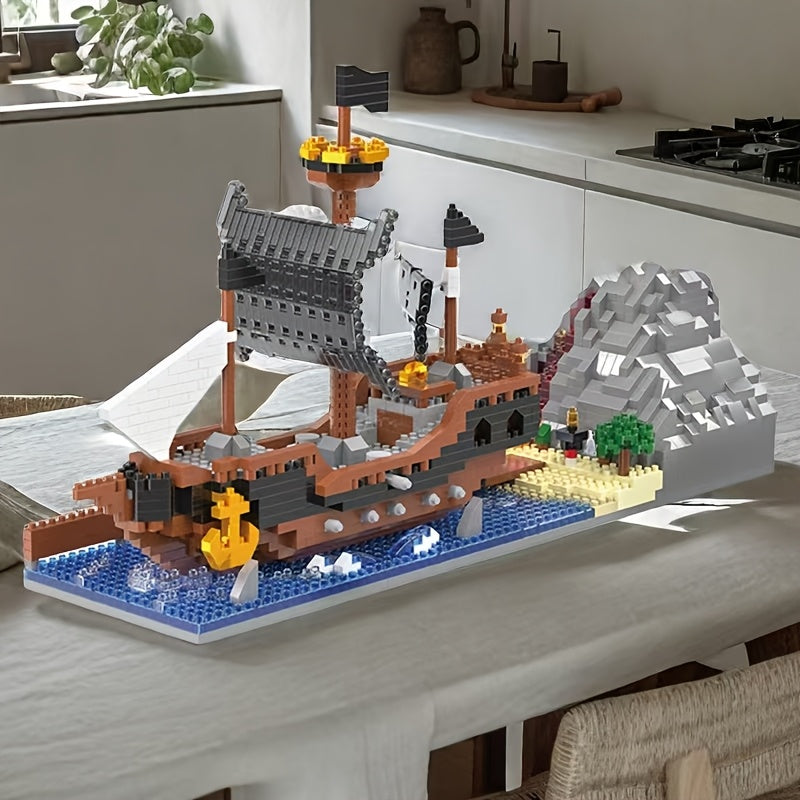 Piratenschiff auf dem Wasser | Bausteine