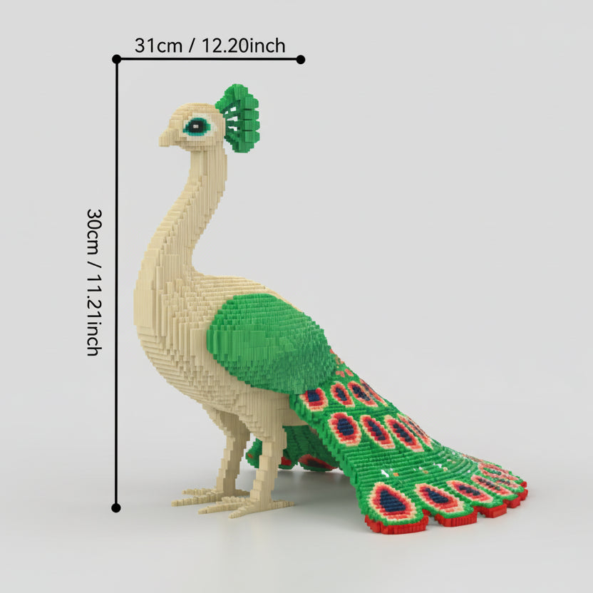 Grüner Pfau | Bausteine