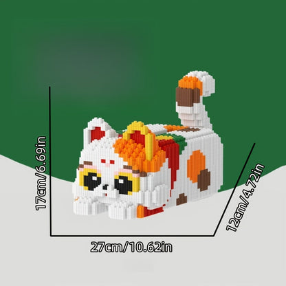 Katzen Taschentuchbox | Bausteine