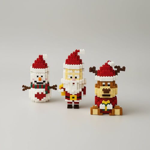 Drei Weihnachtsfiguren | Bausteine