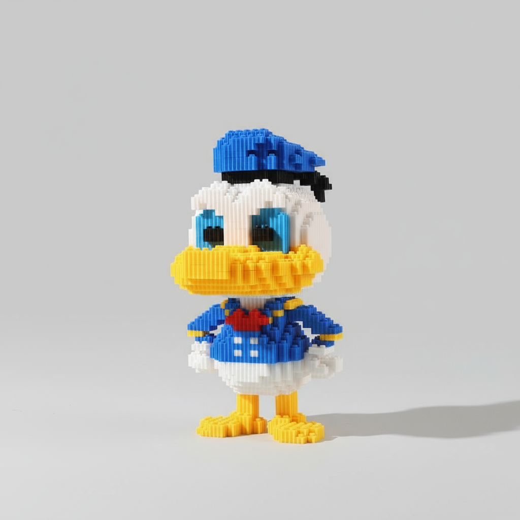 Ente im blauen Anzug  | Bausteine