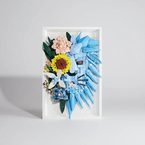 3D Gemälde Löwe | Bausteine