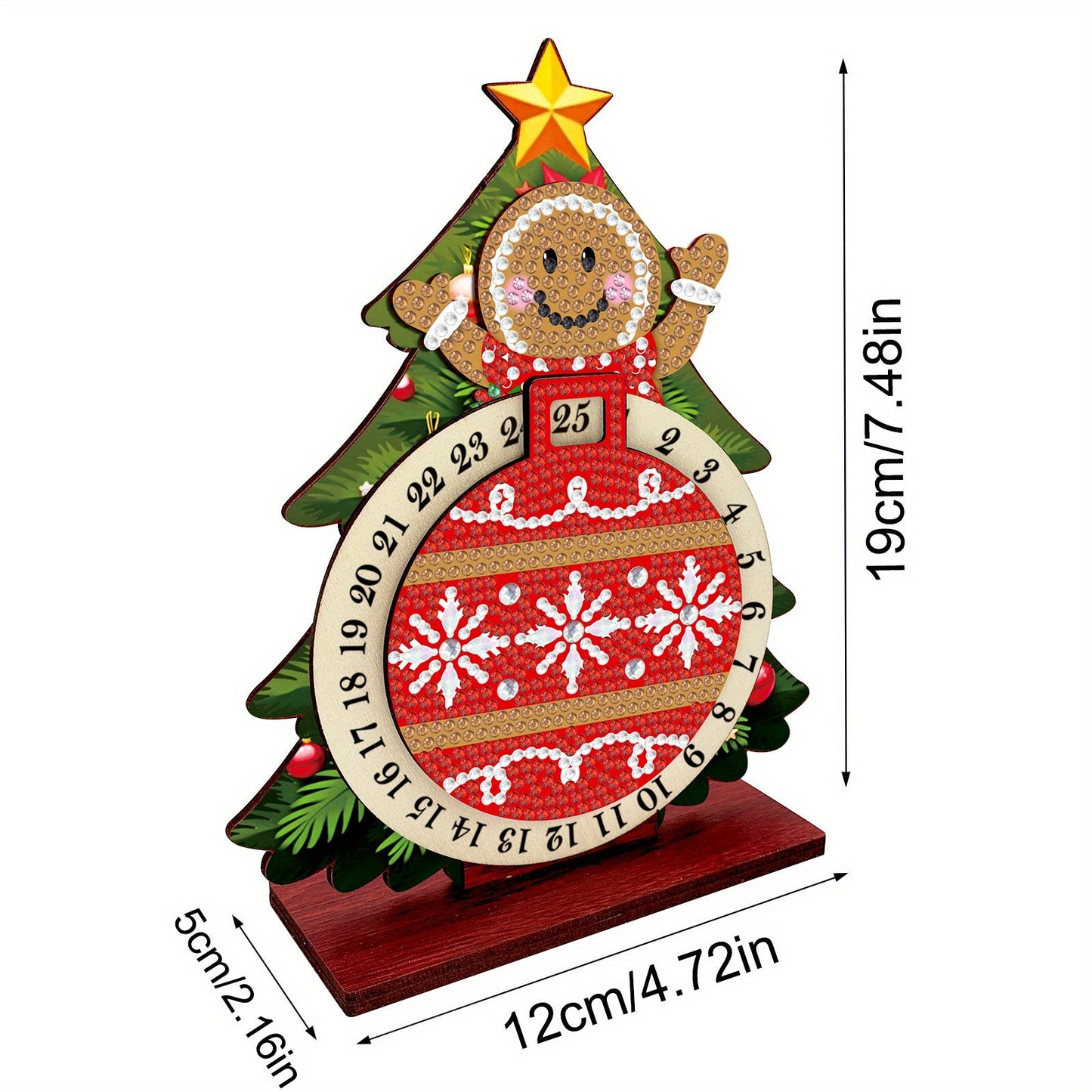 Keks im Weihnachtsbaum | Kalender | Diamond Painting