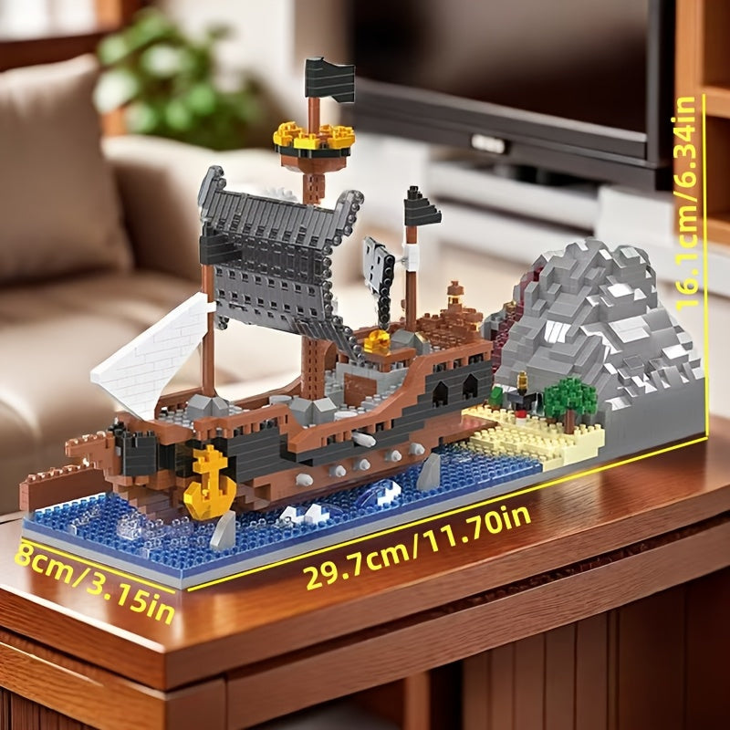 Piratenschiff auf dem Wasser | Bausteine