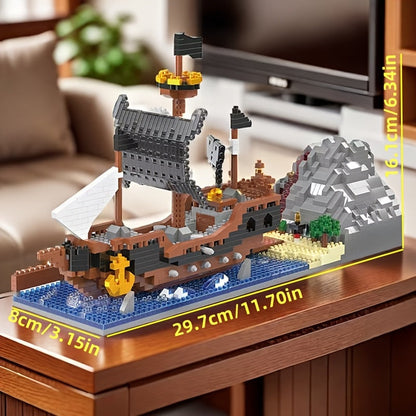 Piratenschiff auf dem Wasser | Bausteine