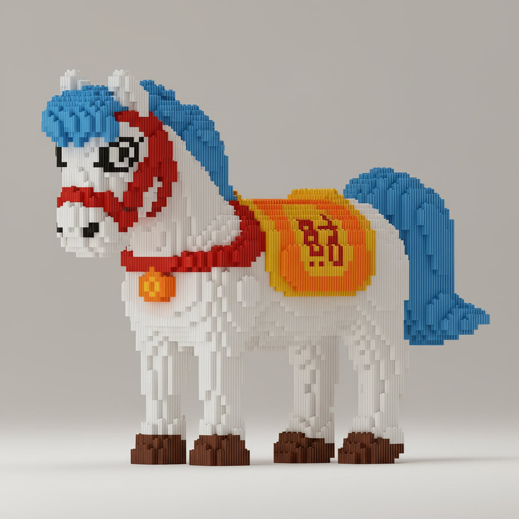 Weißes Pferd | Bausteine