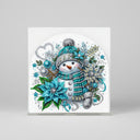 Schneemann | Serviettenhalter | Diamond Painting