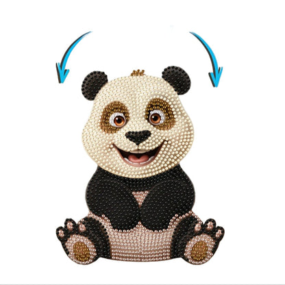 Bewegender Panda | Diamond Painting