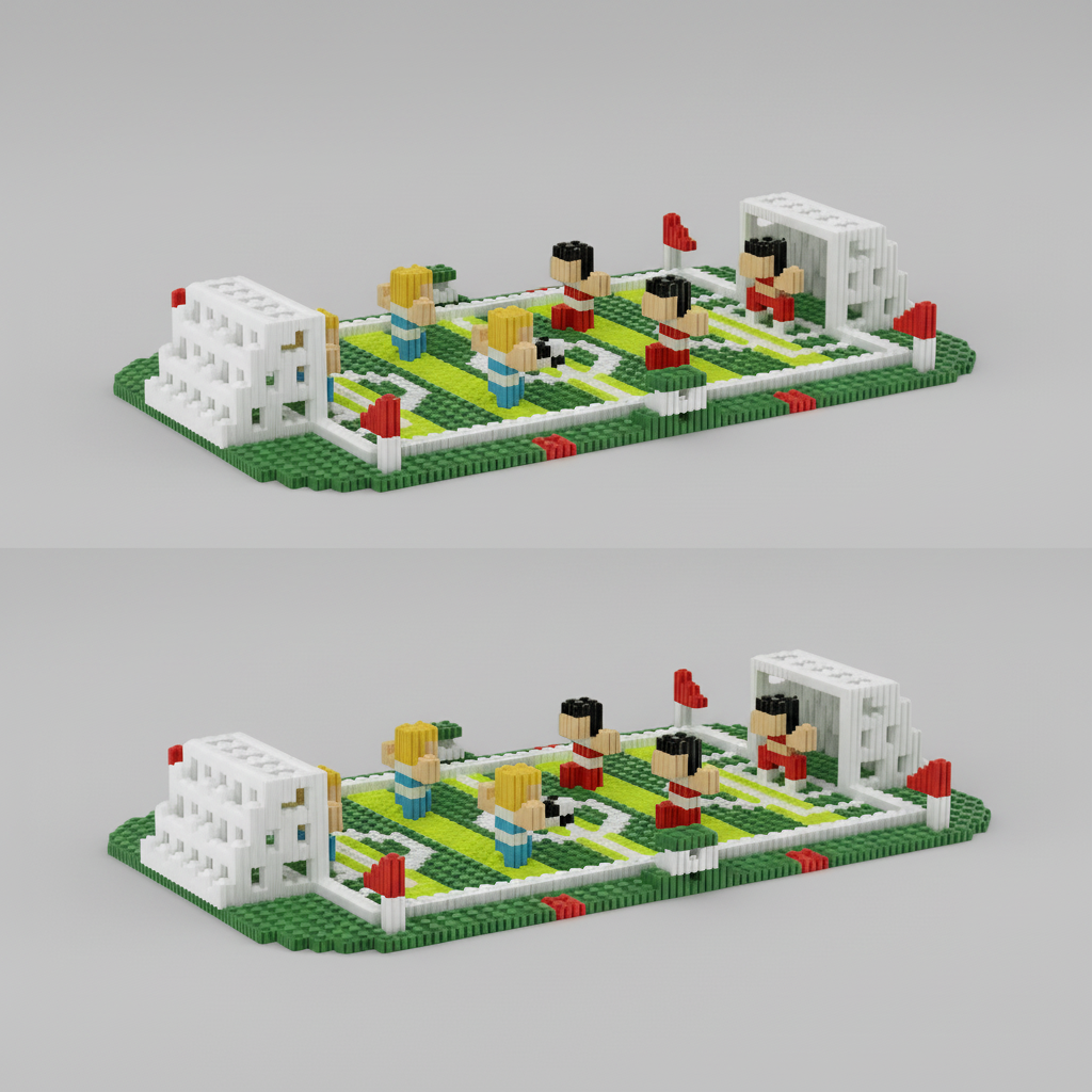 Fußballfeld | Bausteine
