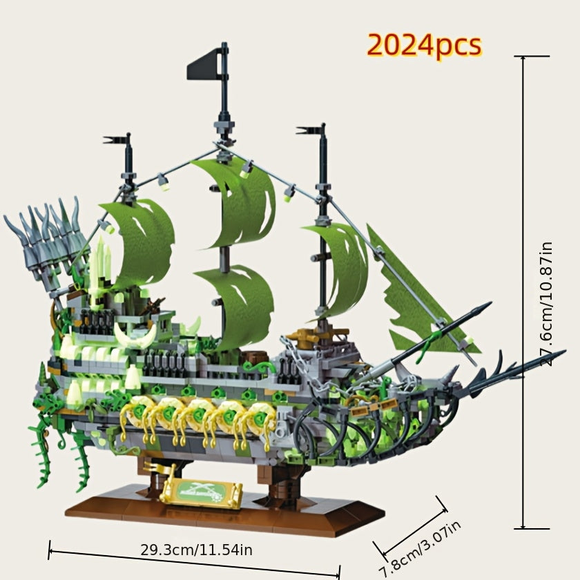 Grünes Piratenschiff | Bausteine