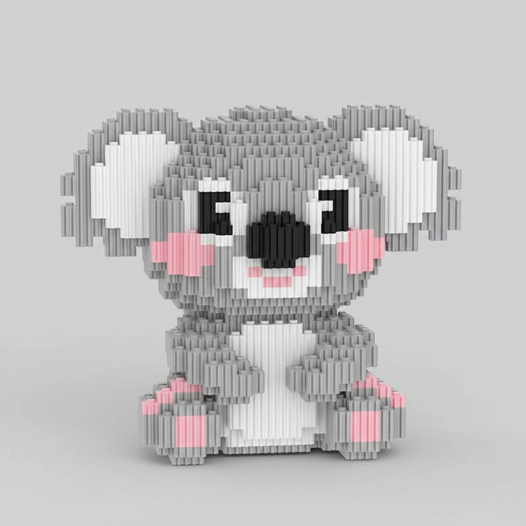 Grauer Koala | Bausteine