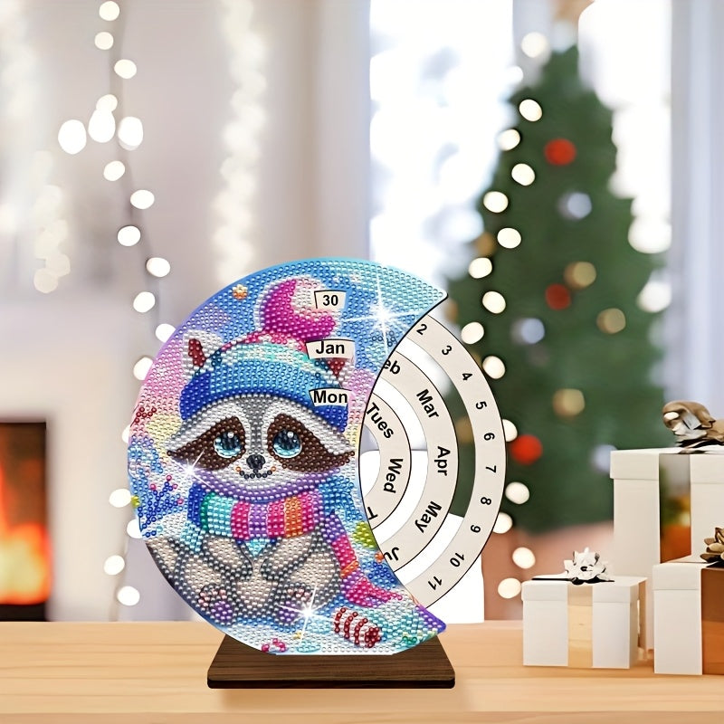 Waschbär | Kalender | Diamond Painting
