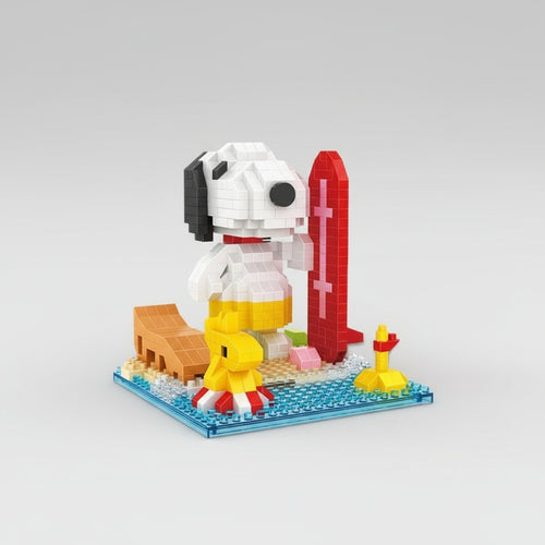 Fiktiver Beagle am Strand  | Bausteine