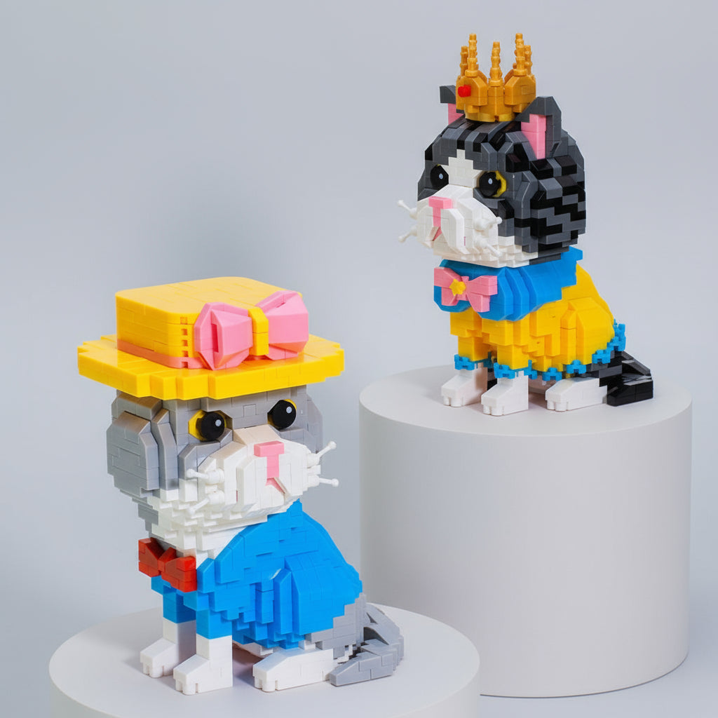 Katze mit Krone  | Bausteine