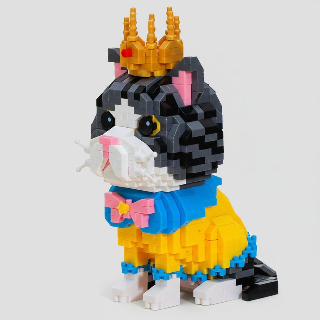 Katze mit Krone  | Bausteine
