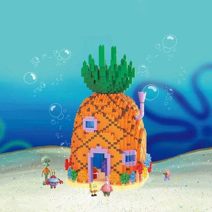 Ananas-Haus aus Schwamm