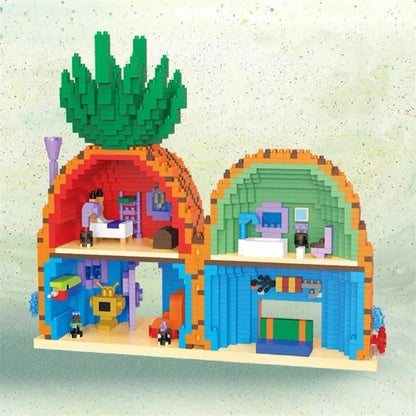 Ananas-Haus aus Schwamm