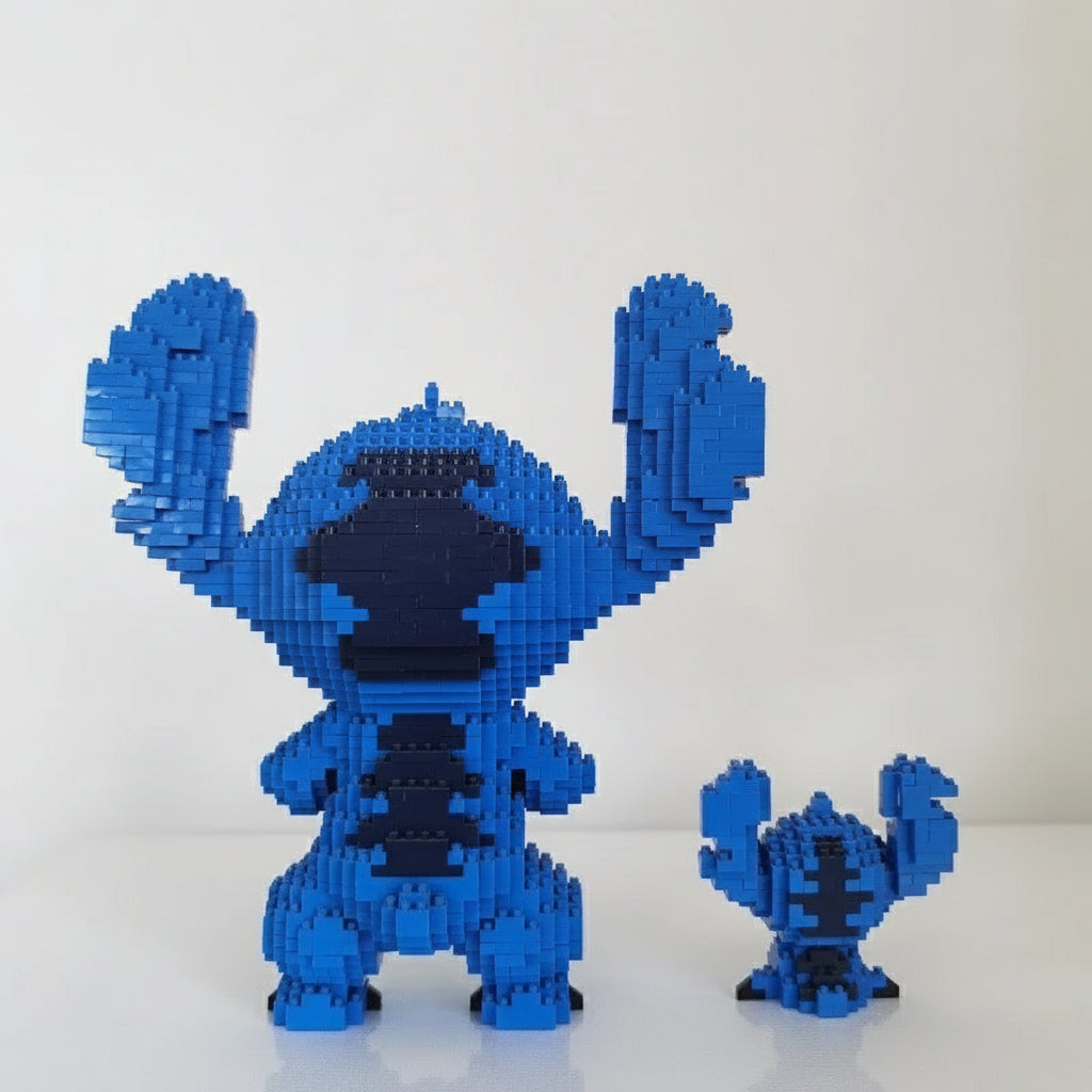 Süßes blaues Wesen | Bausteine