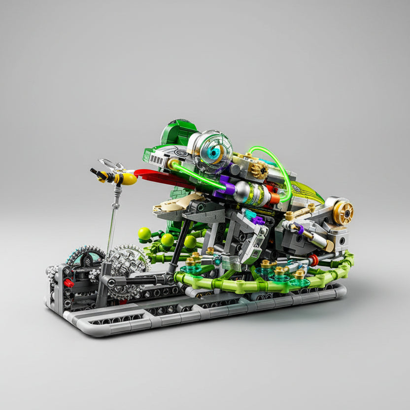 Beweglicher Frosch | Bausteine