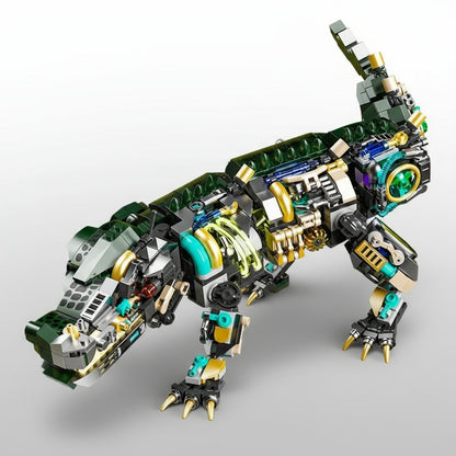 Bewegliches Krokodil | Bausteine