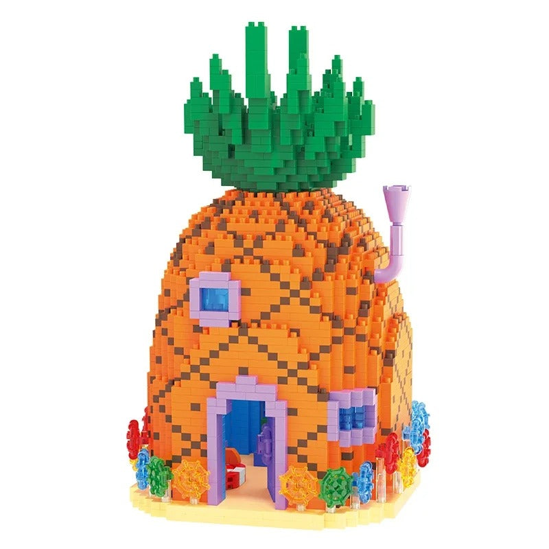 Ananas-Haus aus Schwamm