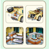 Cabrio mit Caravan - Morgen zu Hause