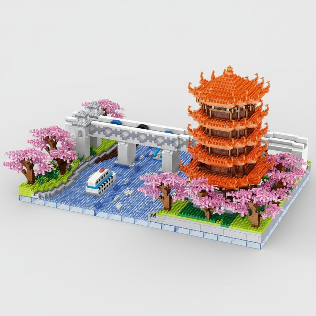 Pagodenturm im Park  | Bausteine