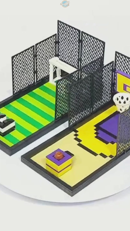 Basketballfeld-Spielset | Bausteine