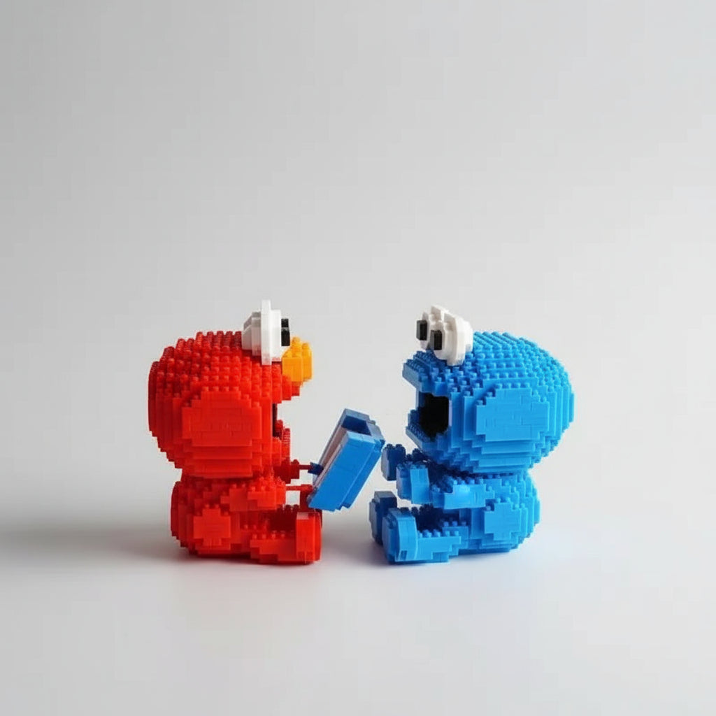 Roten Muppet | Bausteine