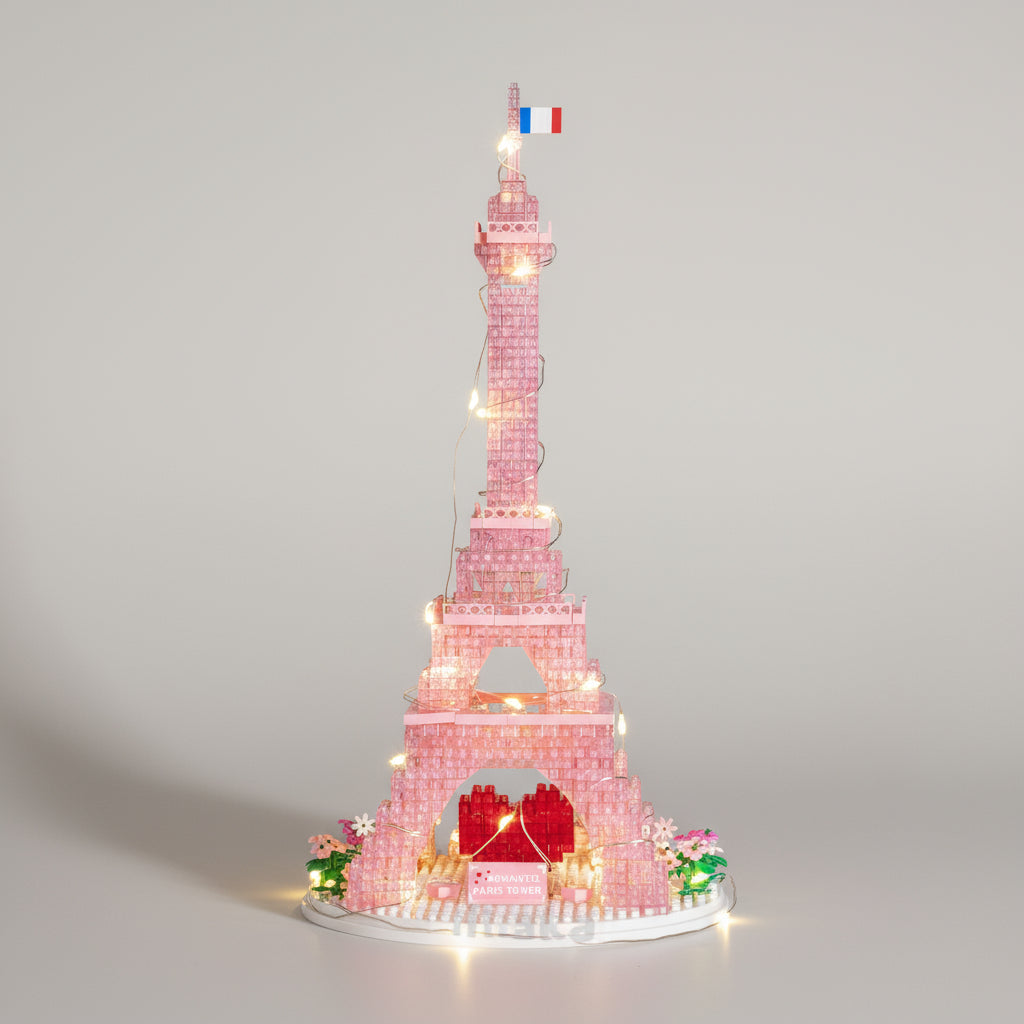 Rosa Eiffelturm | Bausteine