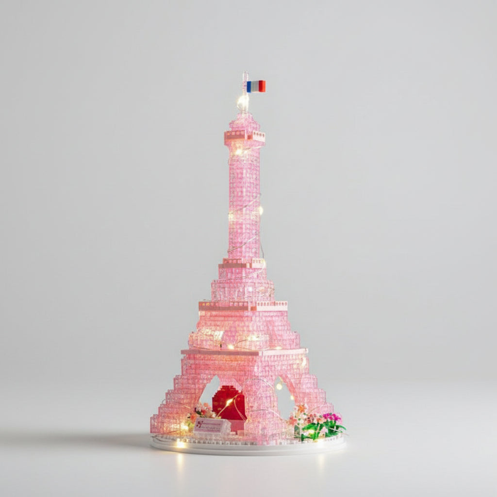 Rosa Eiffelturm | Bausteine