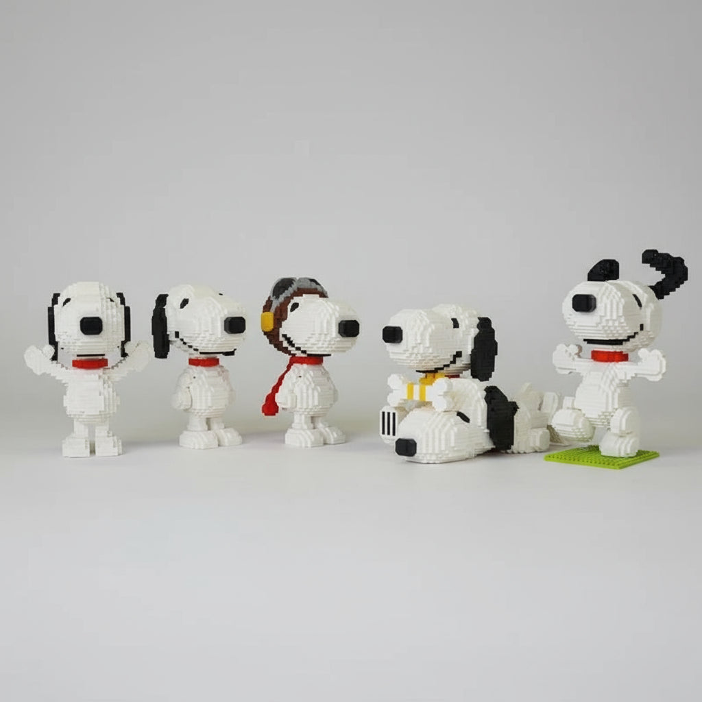 Schlafender fiktiver Beagle  | Bausteine