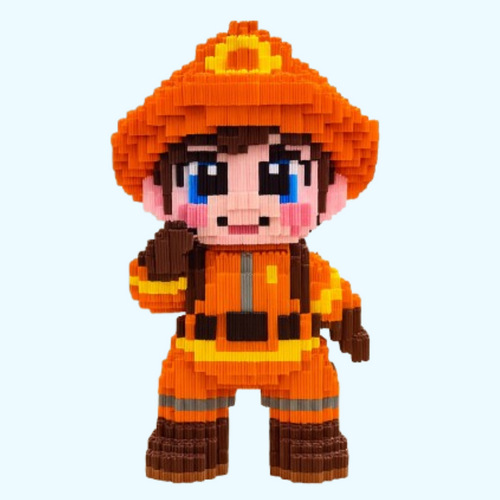 Feuerwehrmann | Bausteine