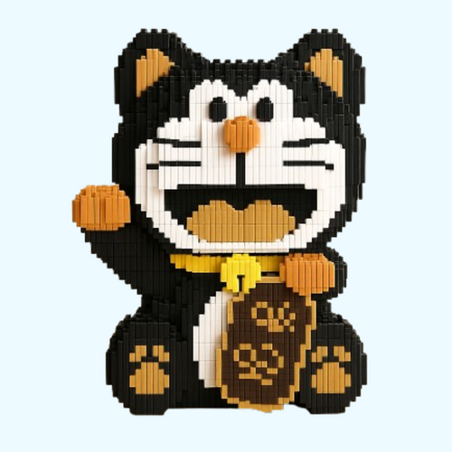 MEGA Winkende Katze | Bausteine