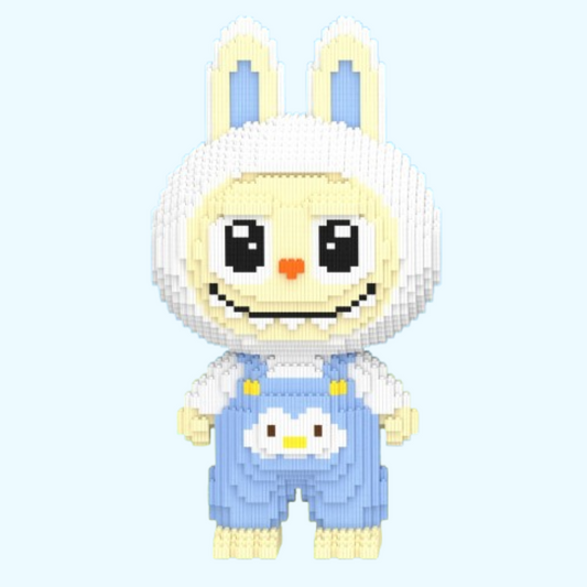 Weißer Labubu | Bausteine