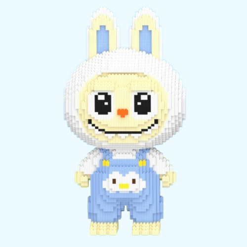 Weißer Labubu | Bausteine