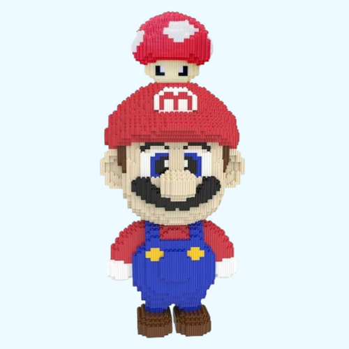 Roter Klempner mit Pilz | Bausteine